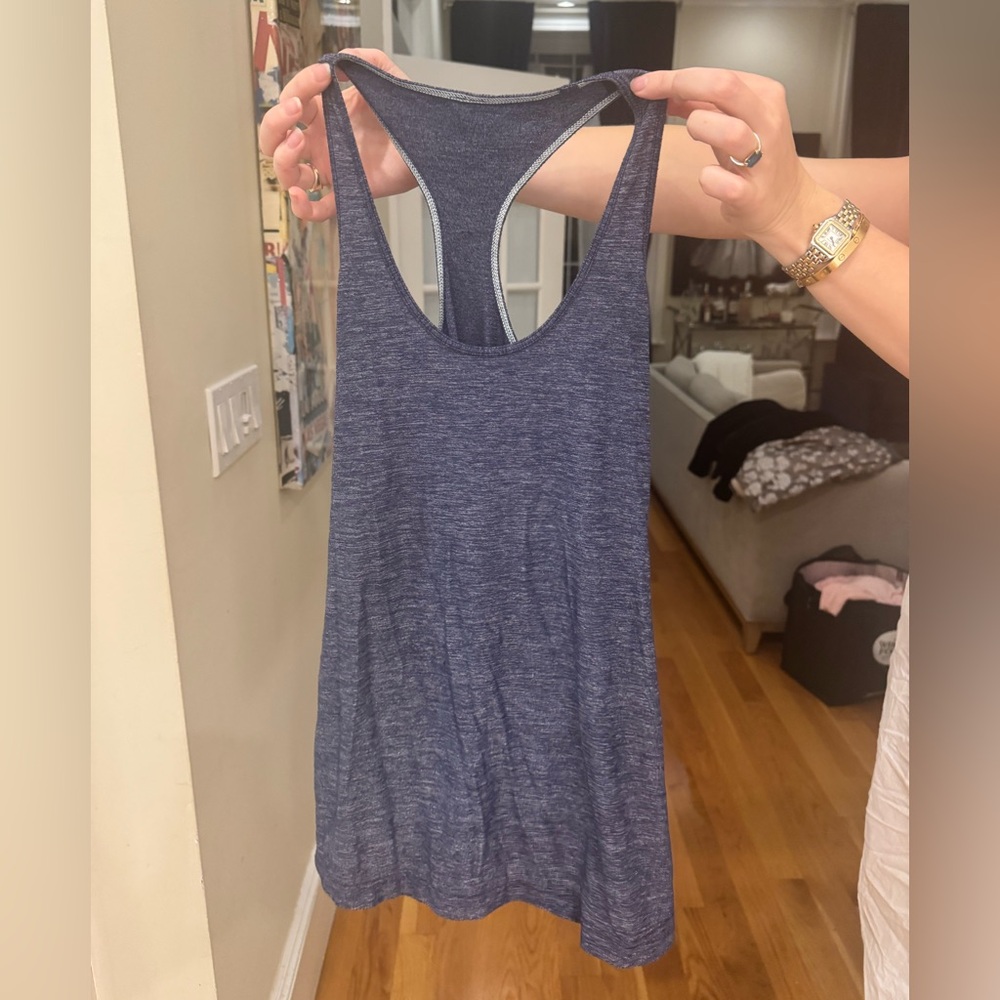 Lululemon Women's Blue Racerback Tank Top